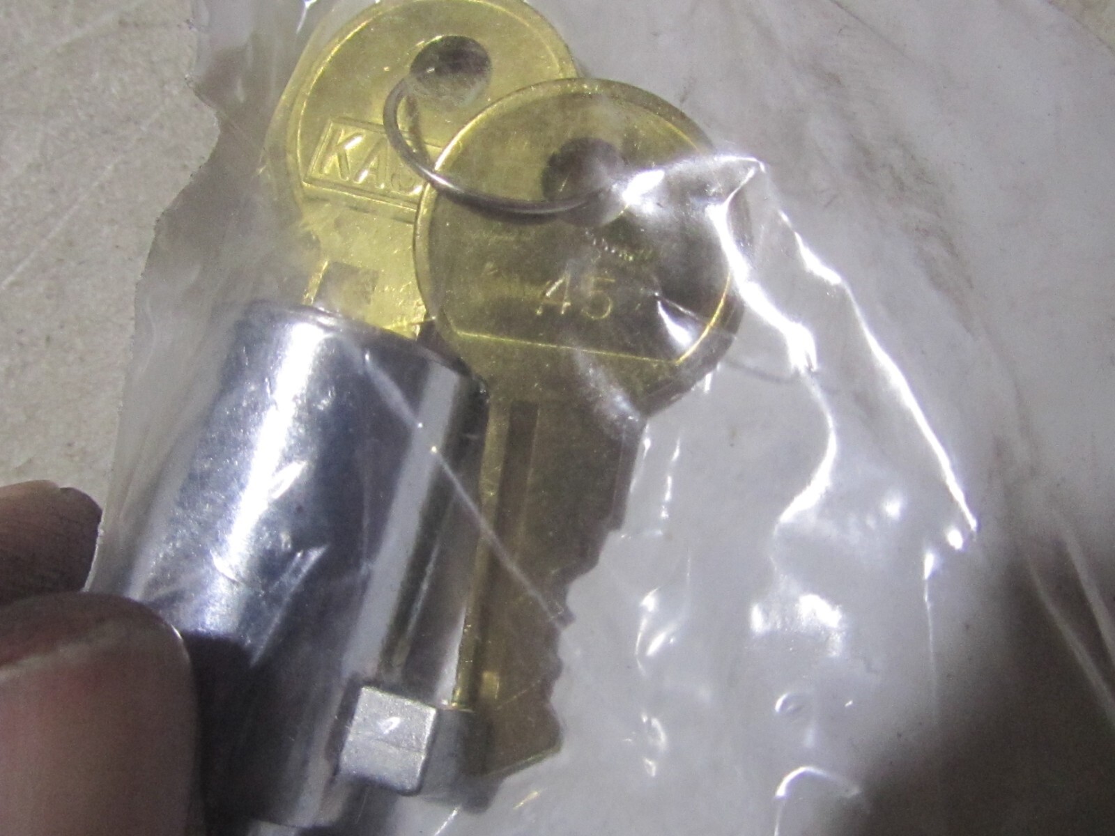 NEW GENUINE Kason 90060SS009045 Cylinder Locks w Keys Door Hardware #45 Keys