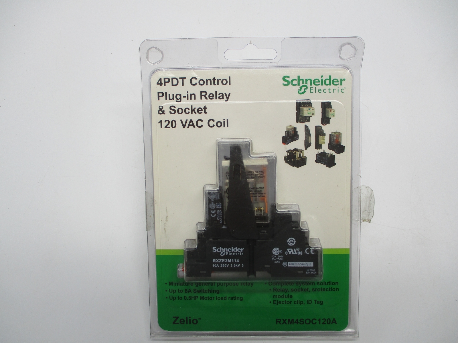 SCHNEIDER ELECTRIC RXM4SOC120A RELAY NSMP