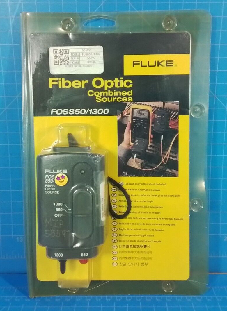 Fluke FOS850/1300 Fiber Optic Combined Sources