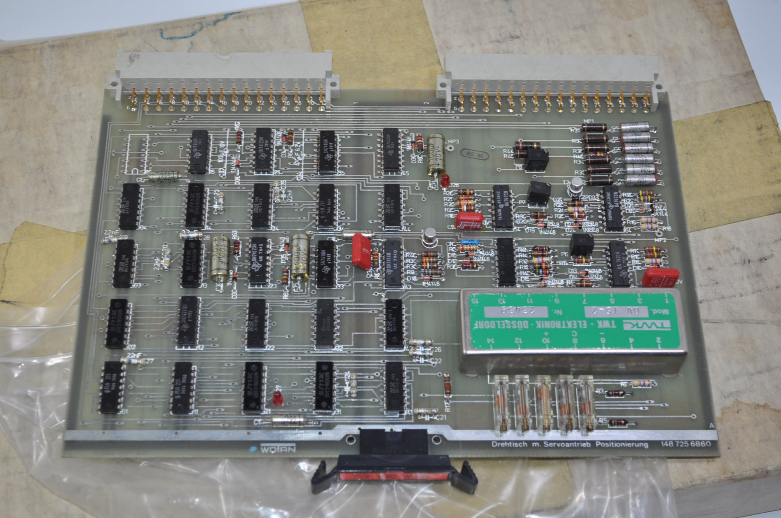 Wotan TWK CNC PCB Circuit Control Board Rotary Table Servo 148-725-6860 /OV 15-2