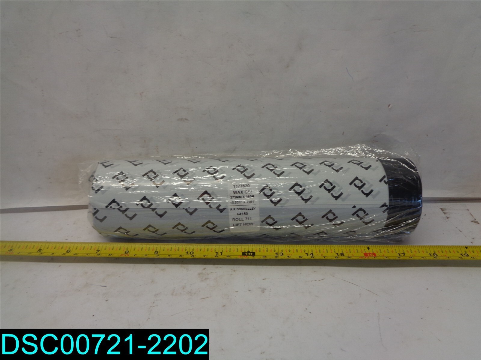 Qty=6: RR Donnelley Wax Thermal Transfer Ribbons Model 1177620