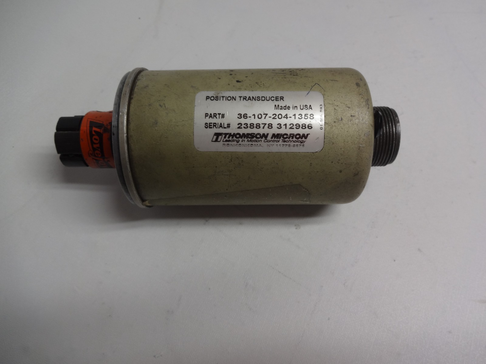 Thomson Micron 36-107-204-1358 Position Transducer