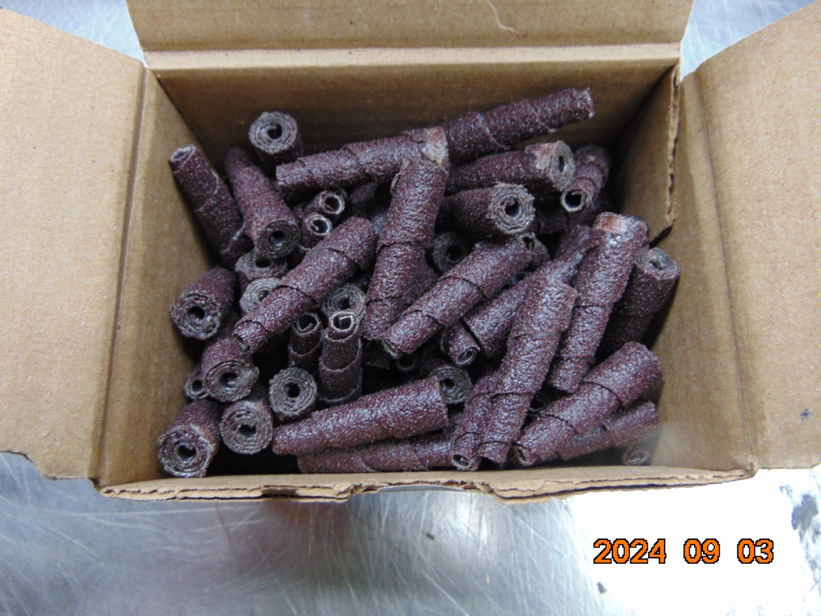 NEW BARC 23285 Abrasive 60 Grit FULL TAPER CARTRIDGE ROLL 3/8 X 1-1/2 X 1/8