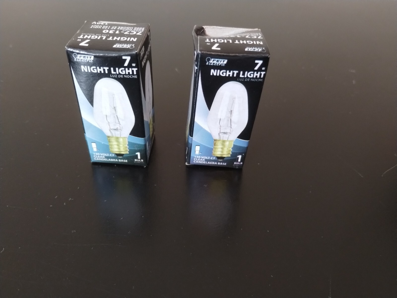 2 pack Feit Electric 7W Night Light 7C7-130, 130V/120V Double Life
