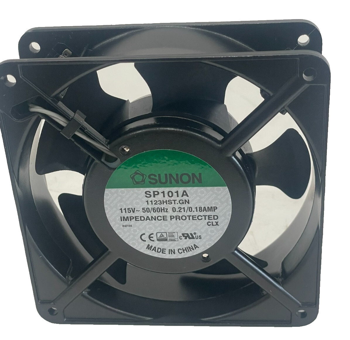 NEW SUNON SP101A 1123HST.GN FAN 115V 50/60HZ 0.21/0.18AMP