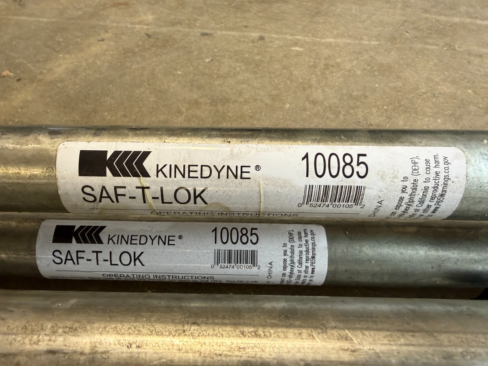 Set of 4 – Genuine Kinedyne 10085 90″-105″ Steel Cargo Saf-T-Lok Bar