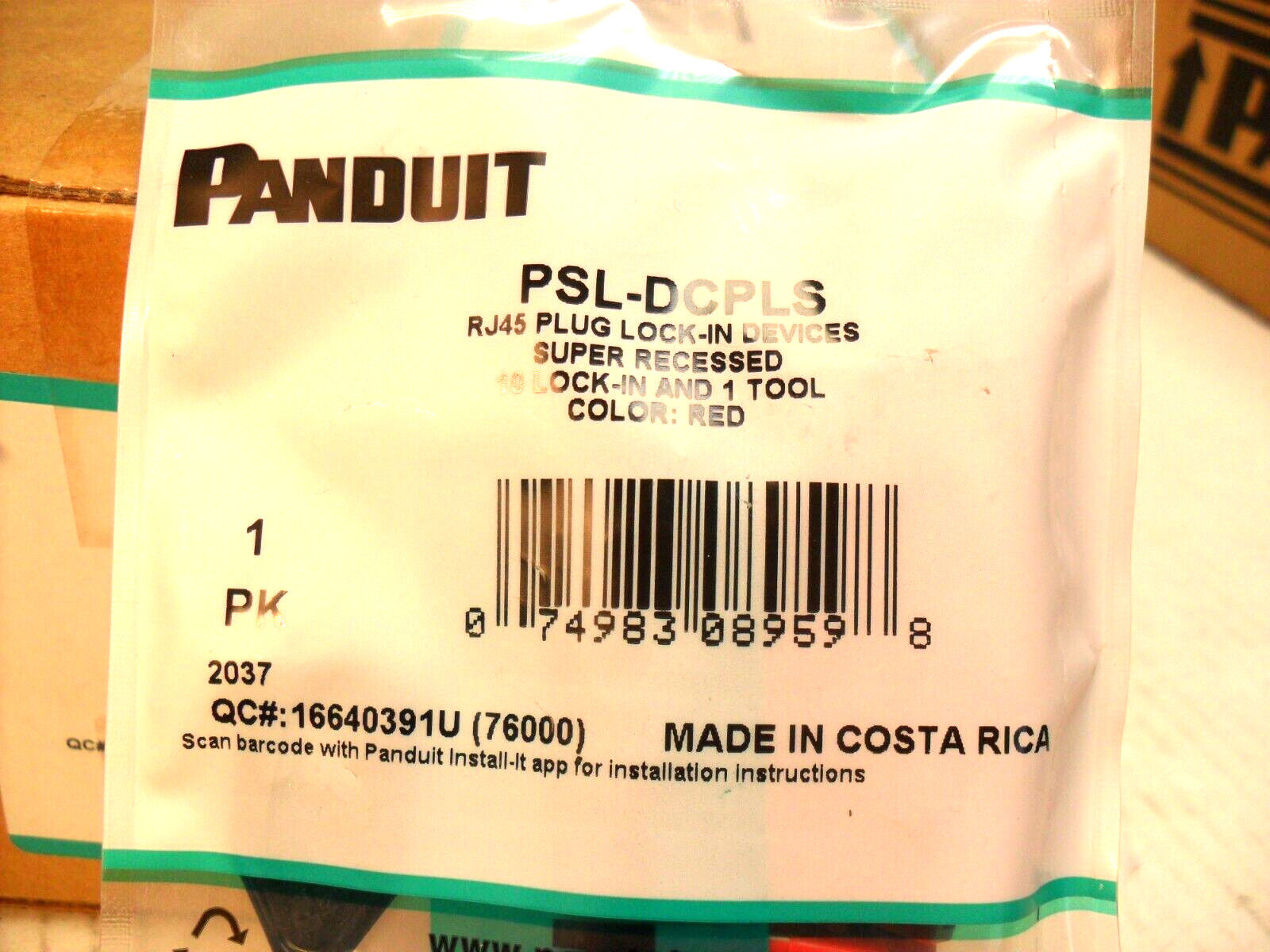 qty 10 – Panduit PSL-DCPLS New Sealed USA SELLER