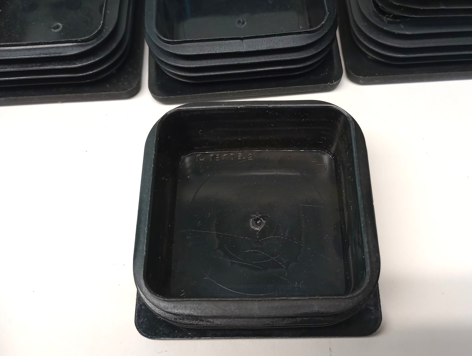 BPF Type T-01021-A-075075-001-005 Black75x75mm Square Tube Insert (Pack Of 13)
