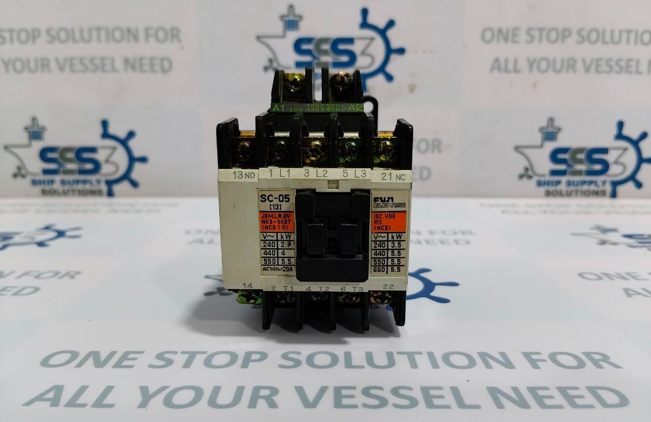 Fuji Electric SC-05 (13) Contactor Coil Voltage 100V 50Hz 100-110V 60Hz