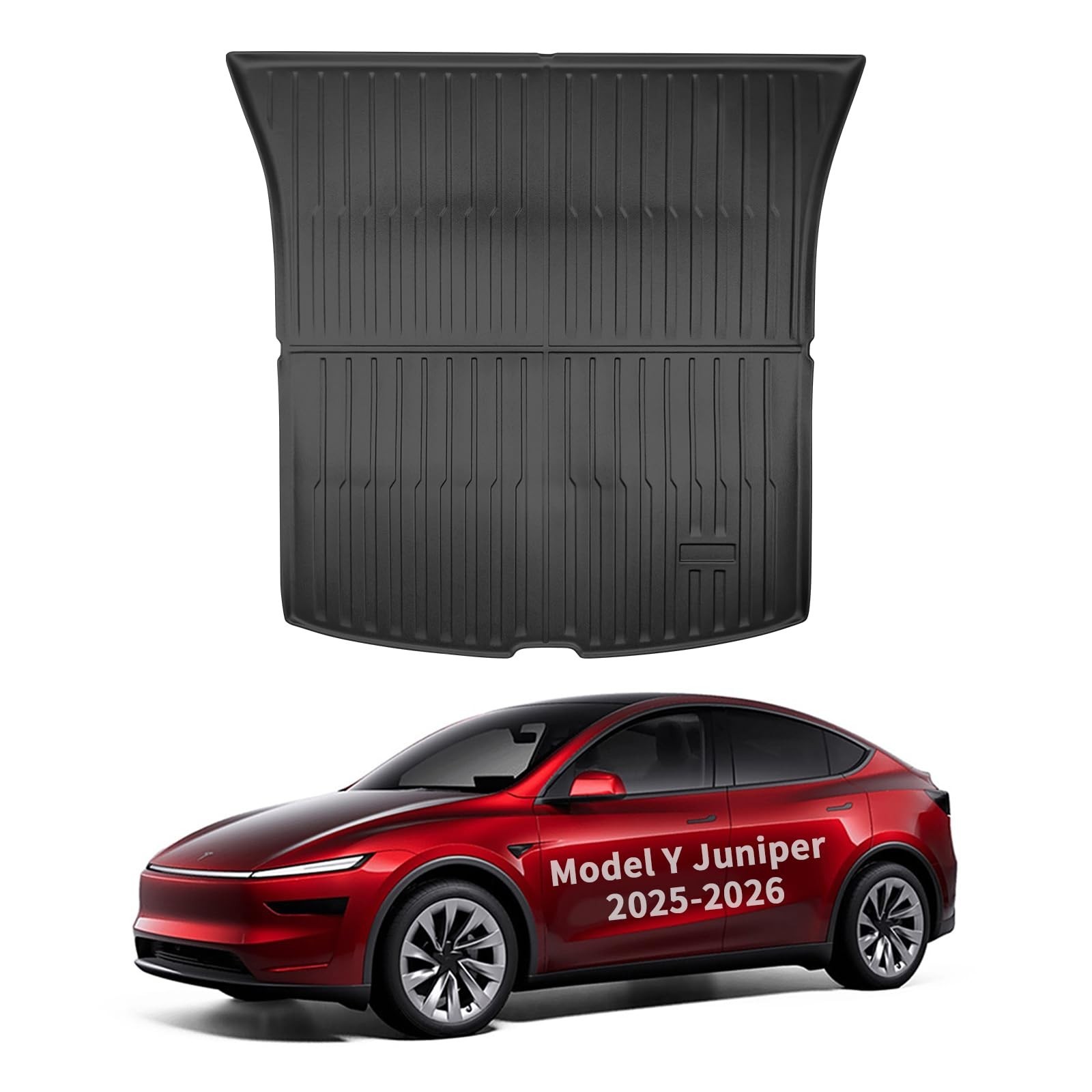 Trunk Mat for Tesla Model Y 2026 2025 (Juniper Compatible), All-Weather TPE R…