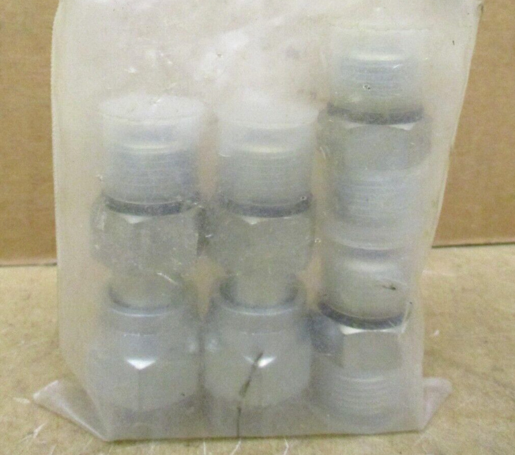 SMA-8 Tube Adapter Fittings Lot of 4 Pieces 48343NADC