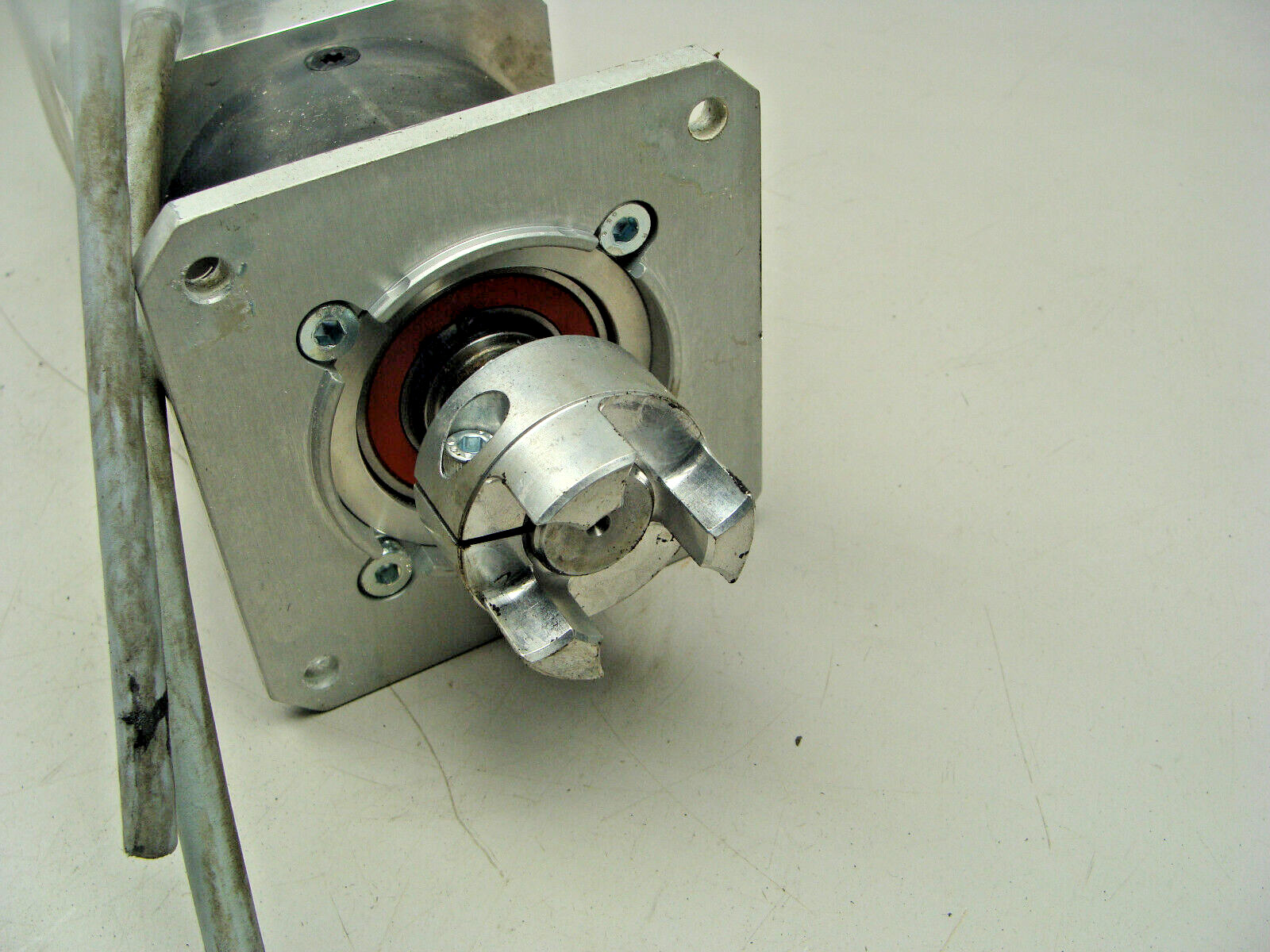 FESTO STEPPER MOTOR EMMS-ST-87-S-SE-G2 W/NEUGART GEARHEAD PLE080-008-SFSB3AE-E11