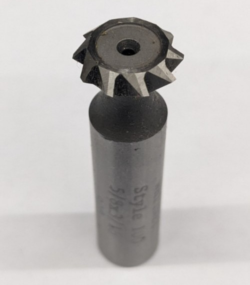 Whitney Double Angle Milling Cutter 5/8″ CD (Oversize) 3/16″ Width 90° HSS USA