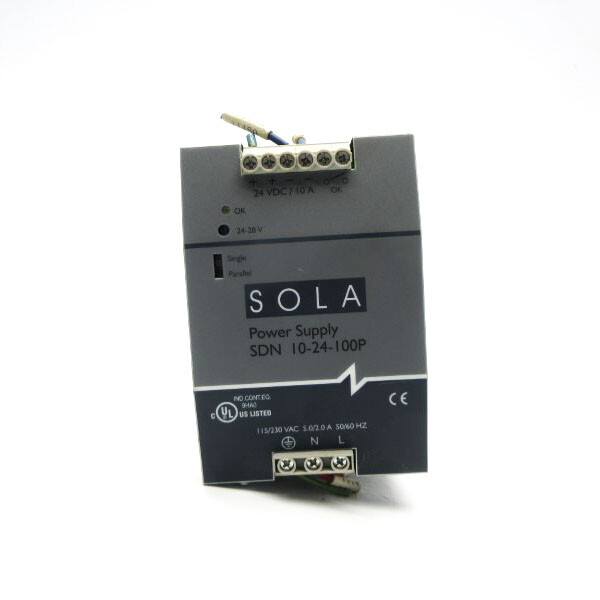 SOLA SDN10-24-100P 115/230VAC 5.0/2.0A UNMP