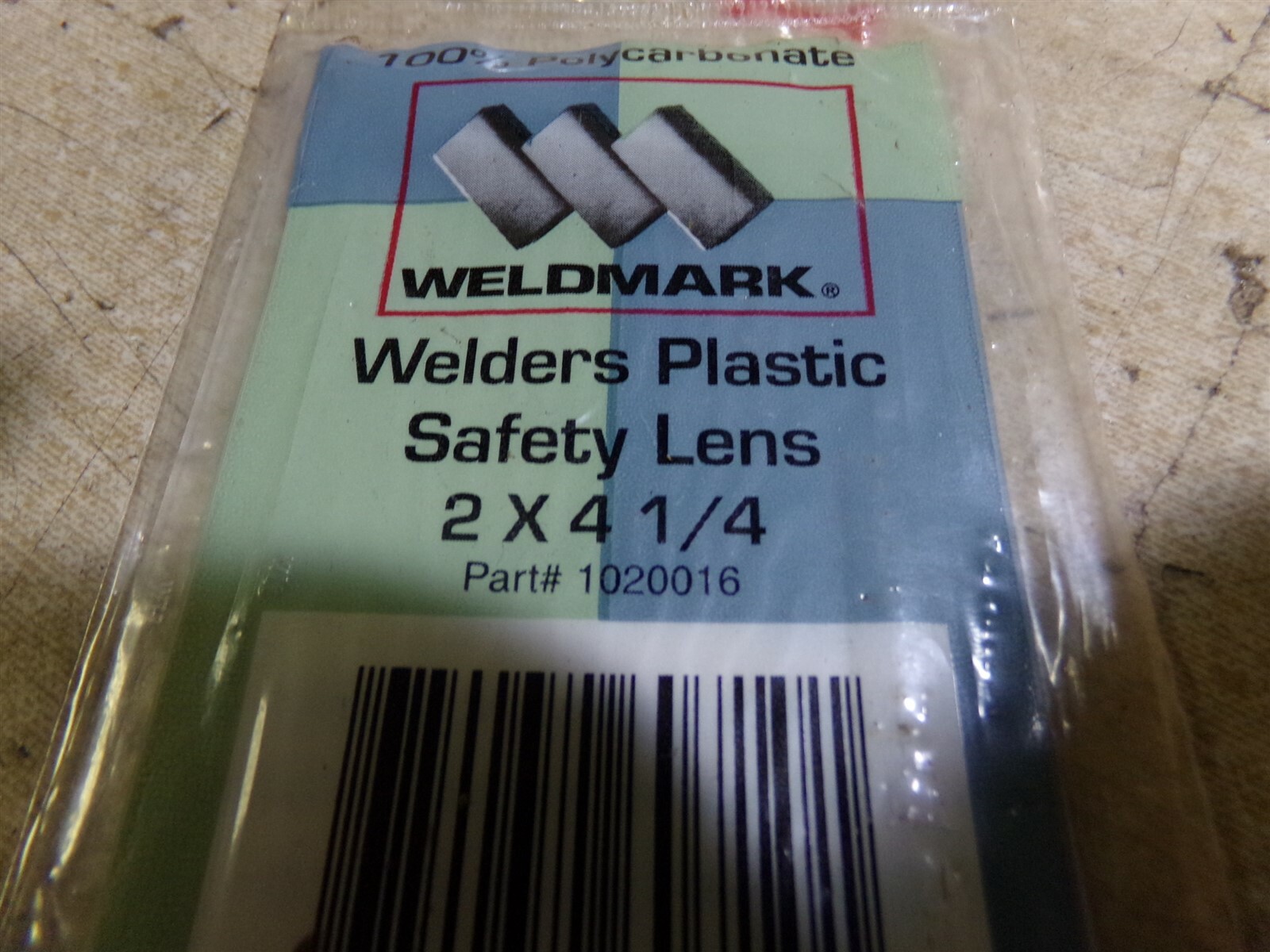 NEW Weldmark Plastic Safety Lens 1020016 *FREE SHIPPING*