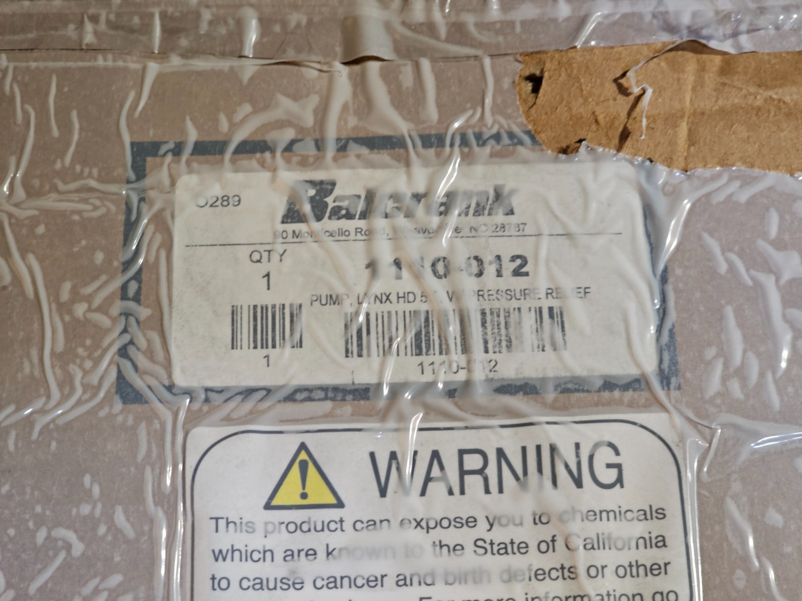Balcrank 1110-012 Lynx 5:1 Bare Carbon Steel Stub Pump Aluminium, Buna-N, Steel