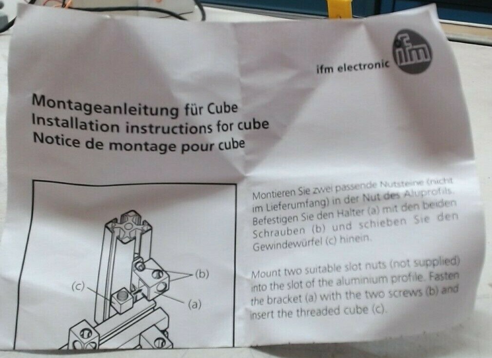LOT/3 EFECTOR IFM ELECTRONICS E20950 SYSTEM COMPONENT CUBE *FREE SHIPPING*