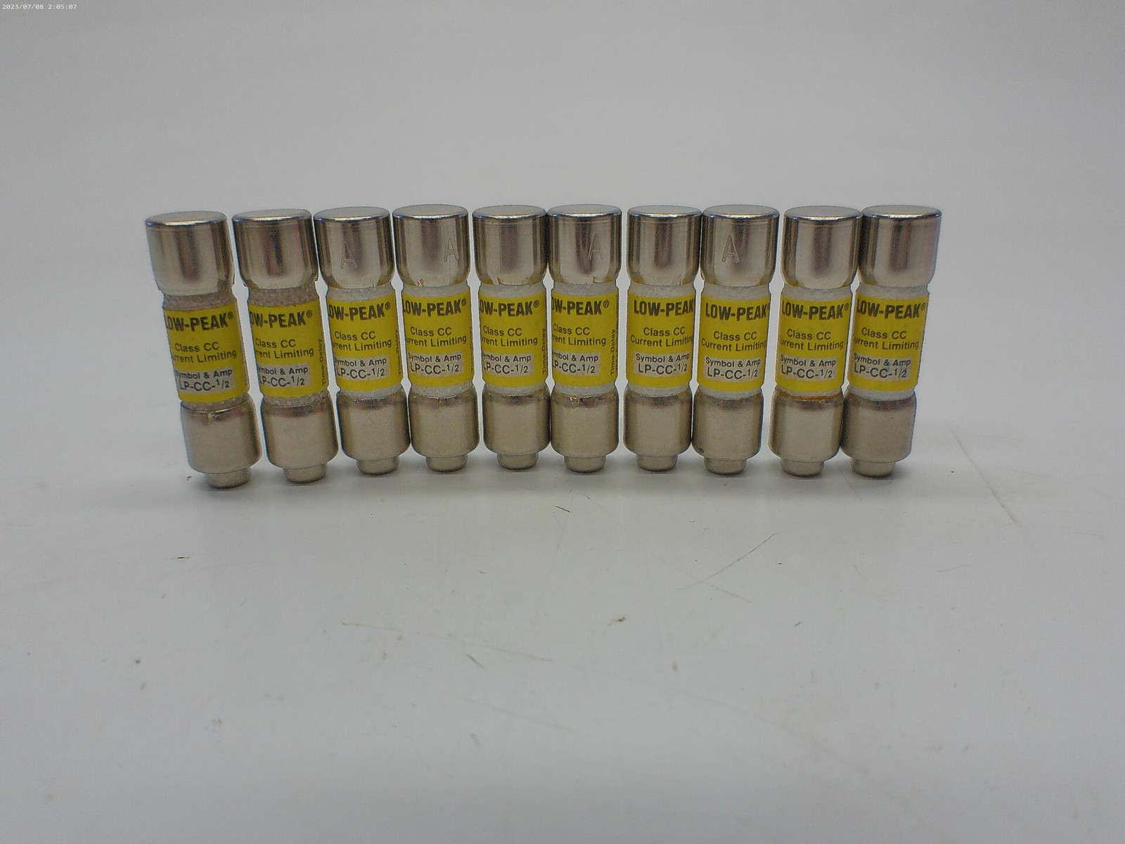 BUSSMANN LP-CC-1/2 FUSE LOT OF 10 NSNP