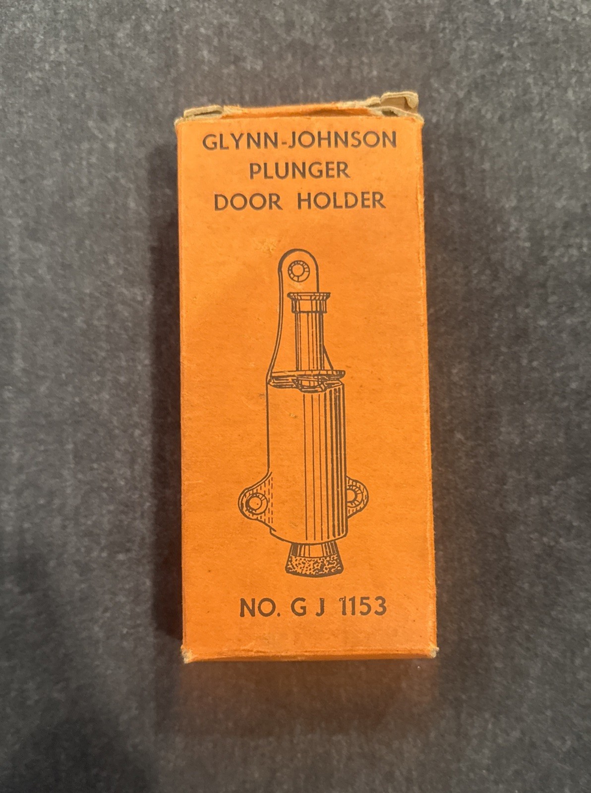 Glynn Johnson GJ1153 Plunger Door Holder In Original Box! ~ Fast Shipping!