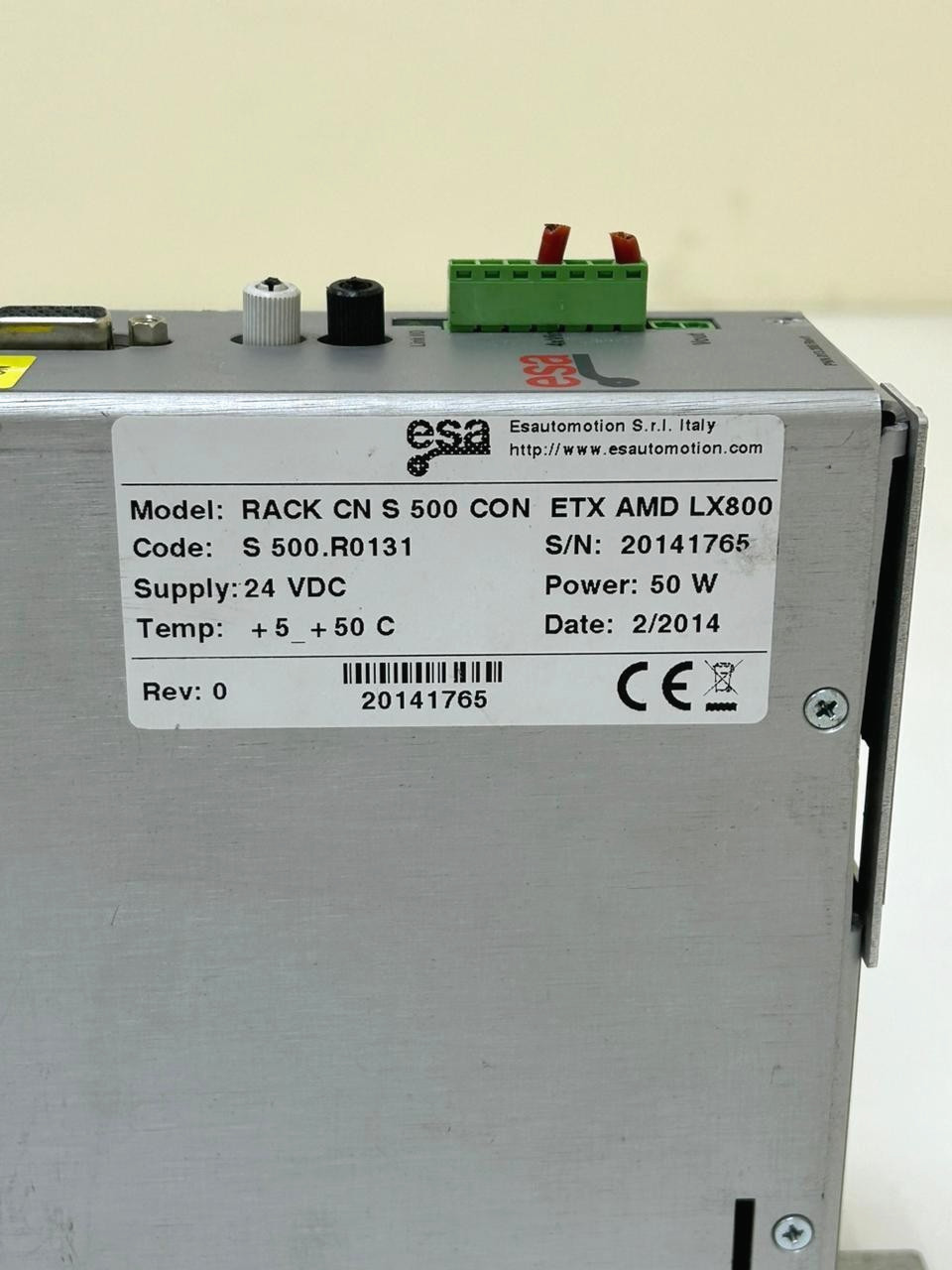esa RACK CN S 500 CON ETX AMD LX800