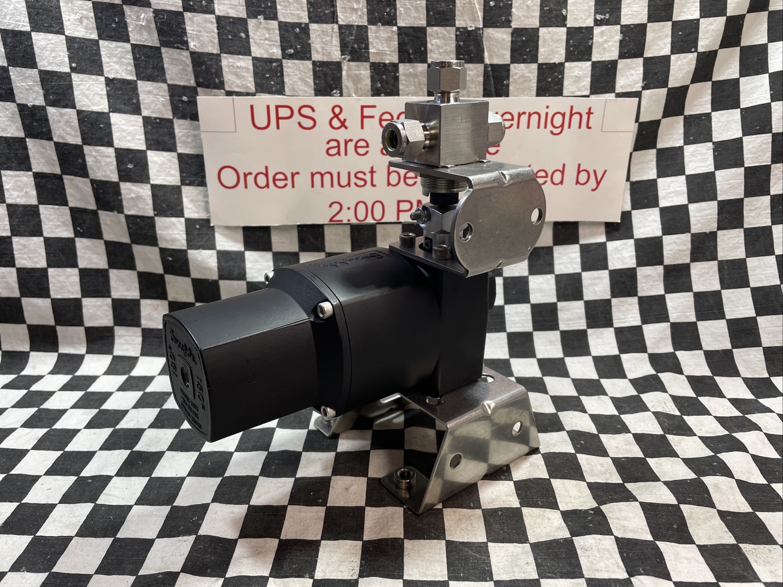 SWAGELOK 3-Way Ball Valve 3/8″ Spring Return, SS-44XS6-53SC-L1-3522, MS-153-SR
