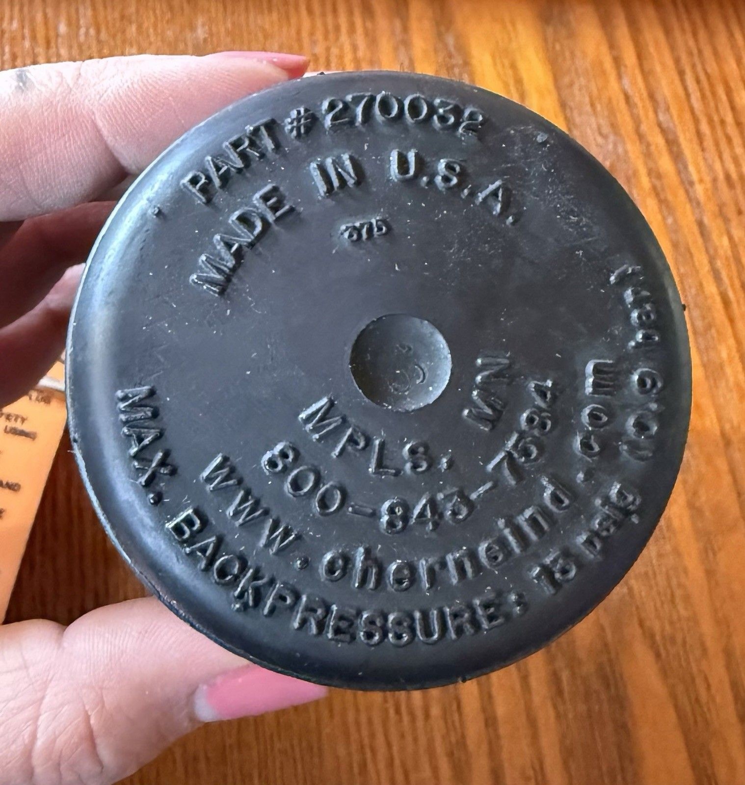 CHERNE , 270-032 , TEST BALL , w/ SAFETY MANUAL