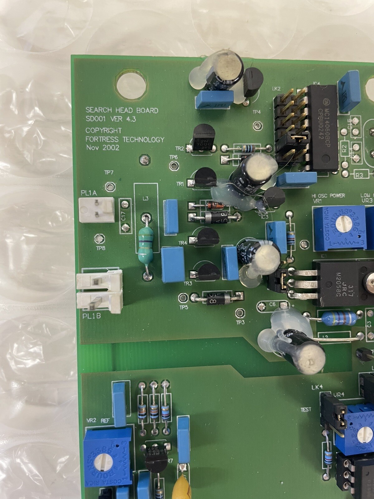 SD001 FORTRESS Search Head PC BOARD HEAD SEARCH VERSION 4.3