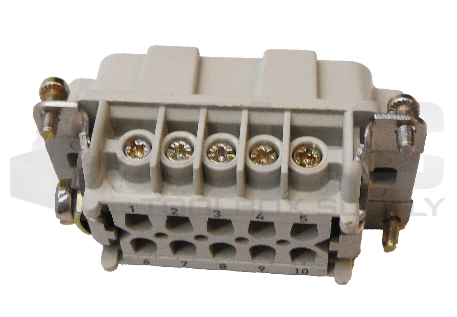 LOT OF 2 EPIC 10192000 MALE INSERT CONNECTOR 16A 500V H-BE 10 SS