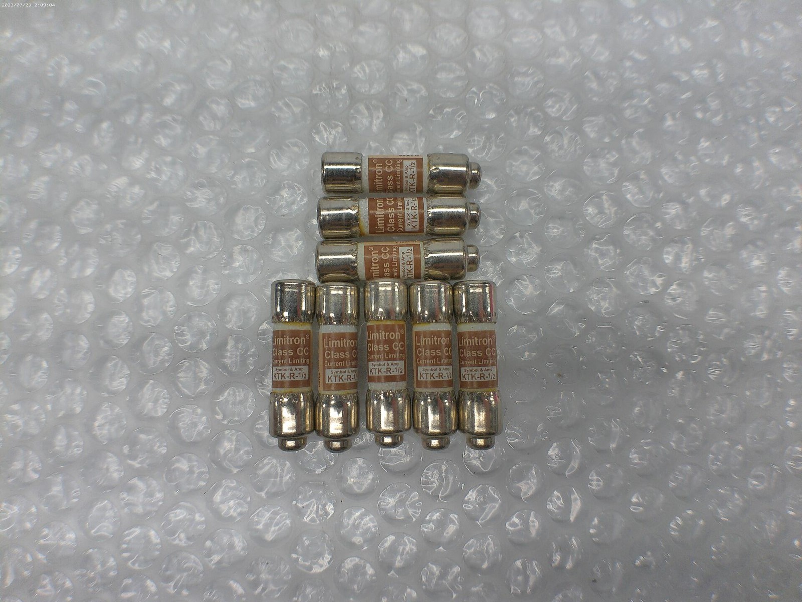 LIMITRON KTK-R-1/2 FUSE LOT OF 8 NSNP