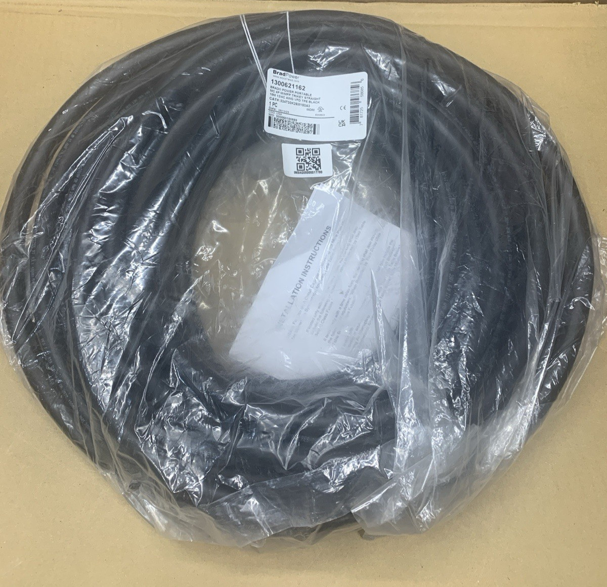 BRAD POWER 334T30K26M180A3 CABLE/CORDSET 1300621162 18 METER *NEW**