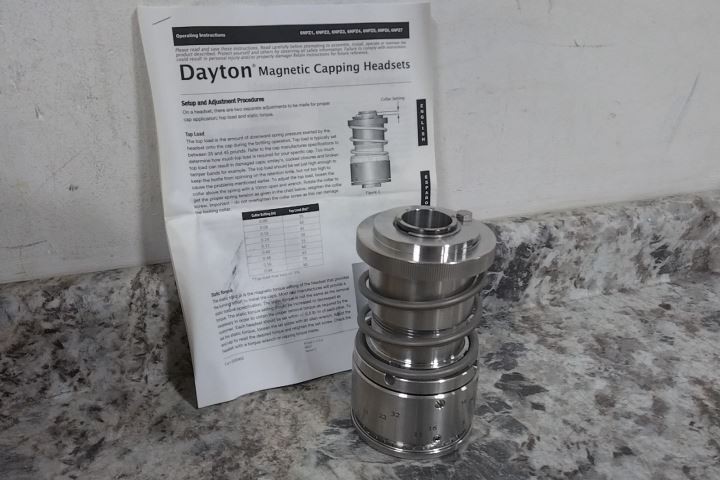 Dayton 6PNZ3 1.250-12 Input Thread 8 Lb-In to 34 Lb-In Magnetic Capping Headset
