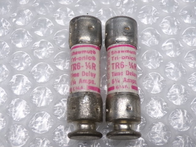 SHAWMUT TR6-1/4R FUSE LOT OF 2 NSNP