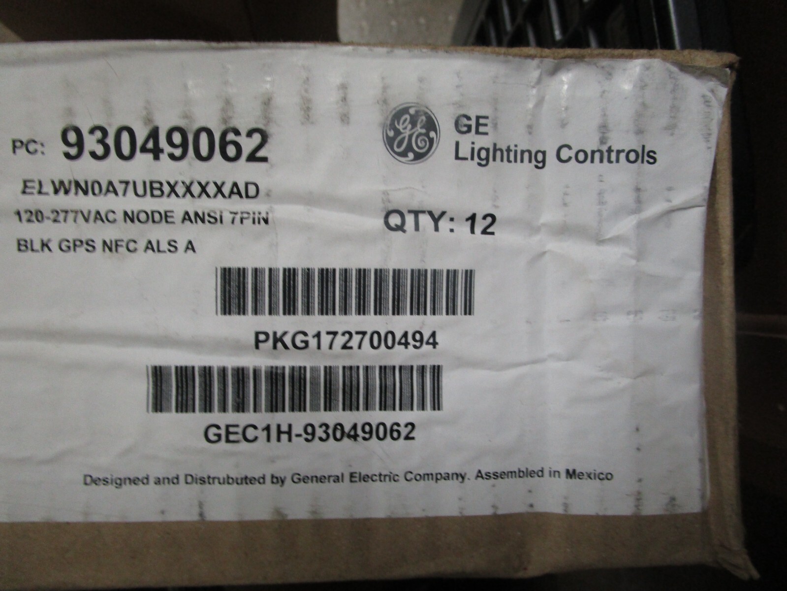 GE Lightgrid ELWN ELWN0A8U7XXXXAD 7-Pin; ANSI 120-277VAC