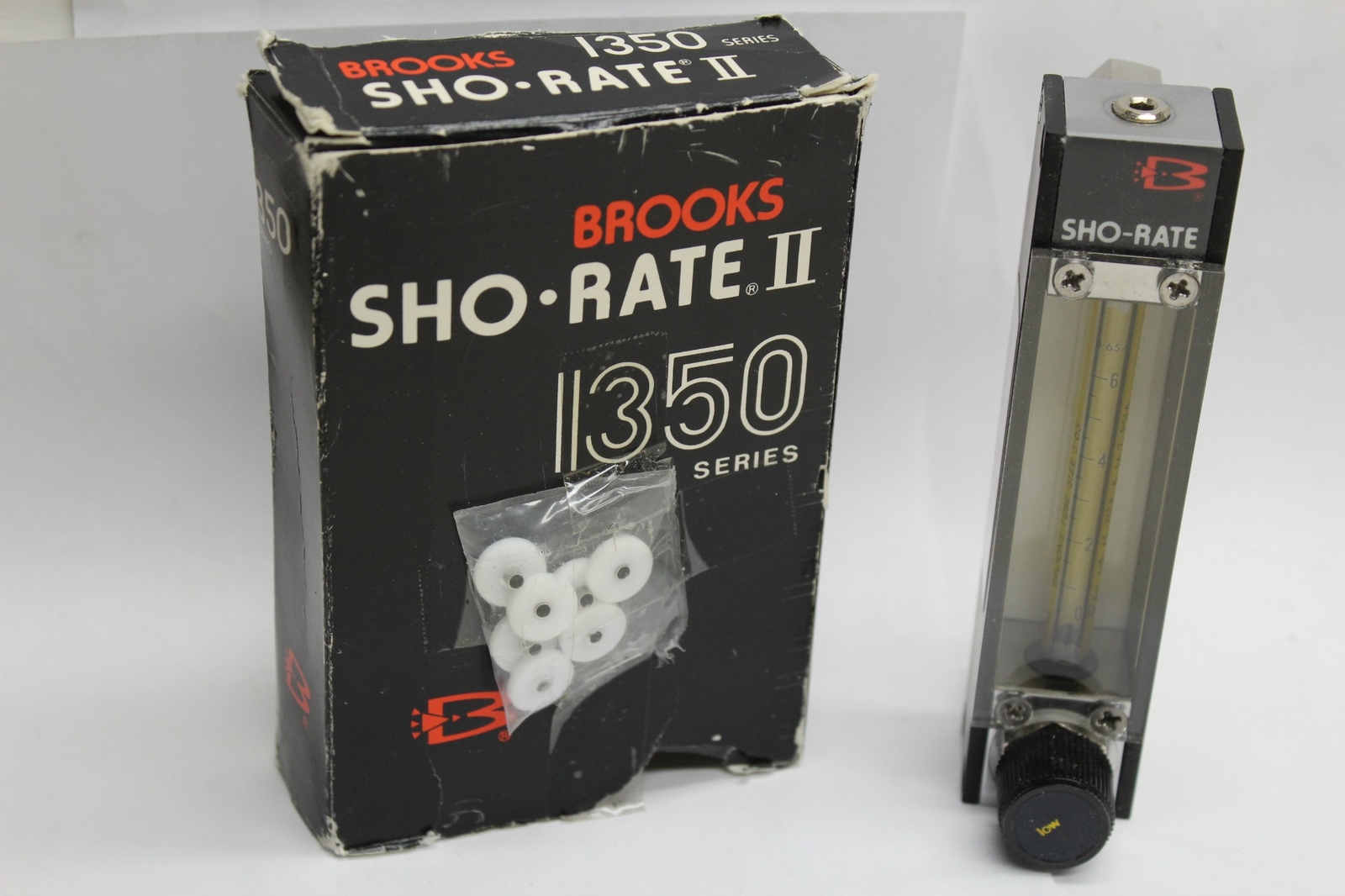 Brooks Sho-Rate II 1350 Series Glass Tube Rotameter 1350K1EQ7G0CG