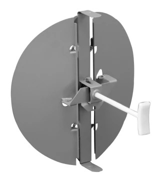 HART & COOLEY 3808-GS 8″ Round Butterfly Damper, Steel, HVAC, Duct