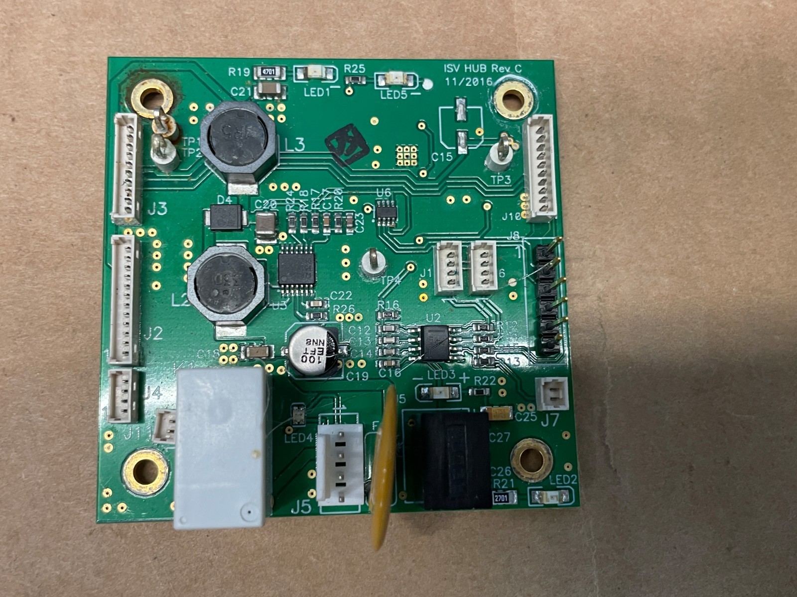 Insight Vision ISV HUB BOARD for Opticam Command Module 2016 REV C