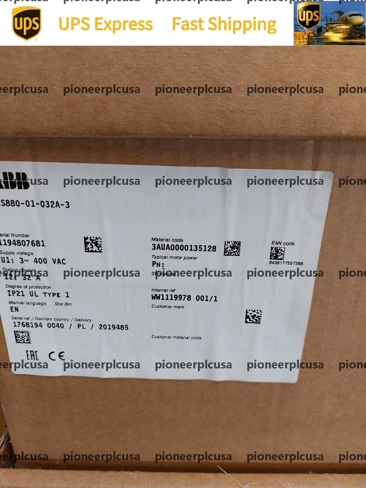 ABB ACS880-01-032A-3 ABB 15KW Brand New in Original Sealed Packaging Spot Goods