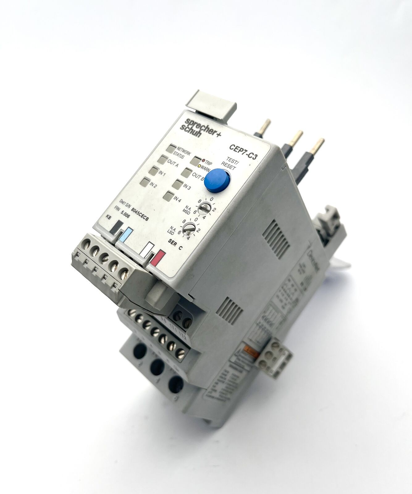Sprecher+Schuh CEP7-C3-23-5 Solid State Overload Relay Motor Protection 1-5 Amps