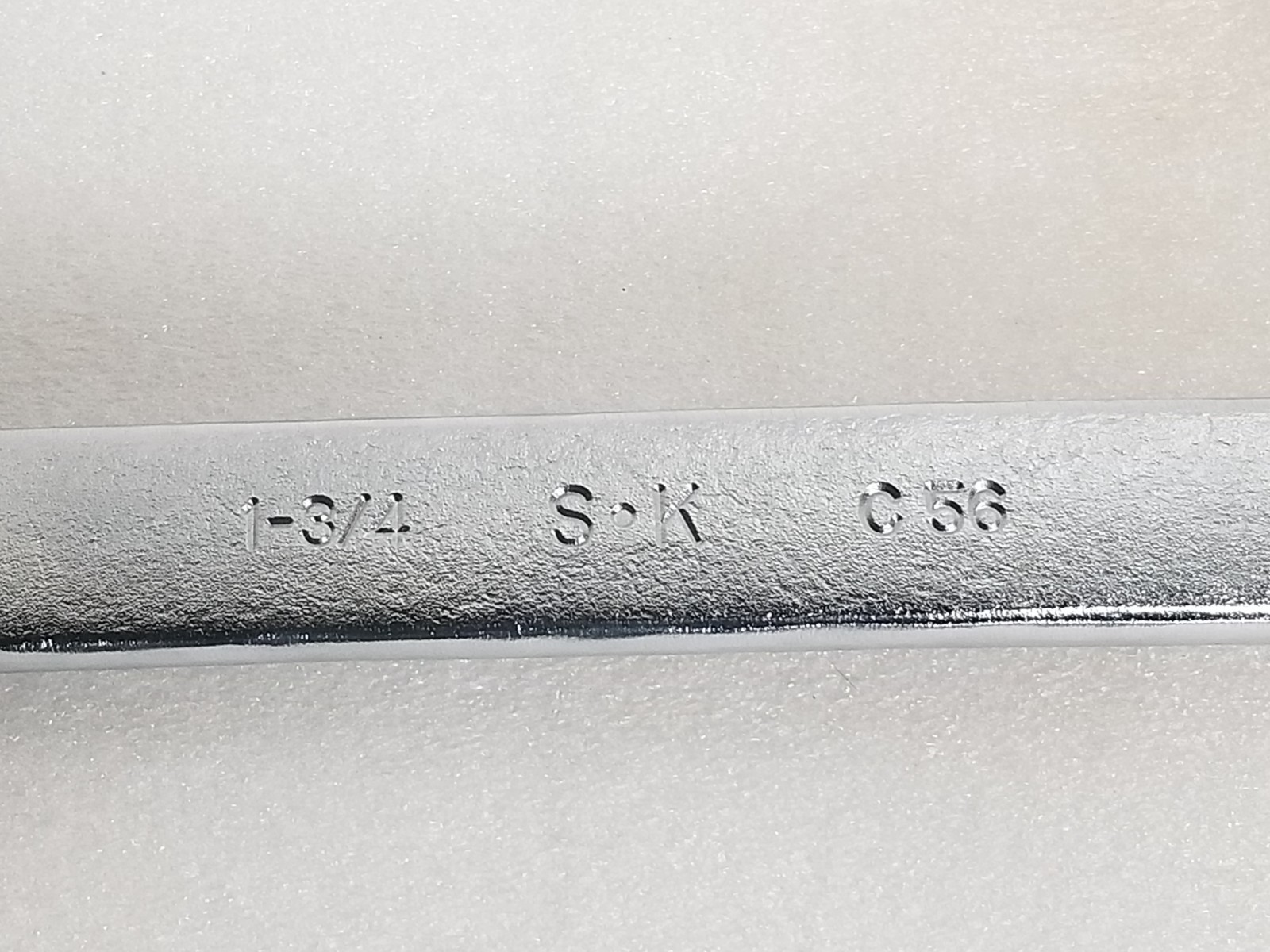 S-K Tools C56 Combination Wrench 1-3/4″ SurGrip 12-Point 24″-OAL Made in USA