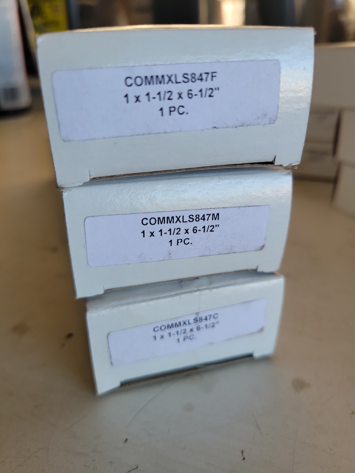(3) MARTINDALE ELECTRIC COMMXLS850 ABRASIVE STONES 1x2x8′ Coarse Med Fine Grit