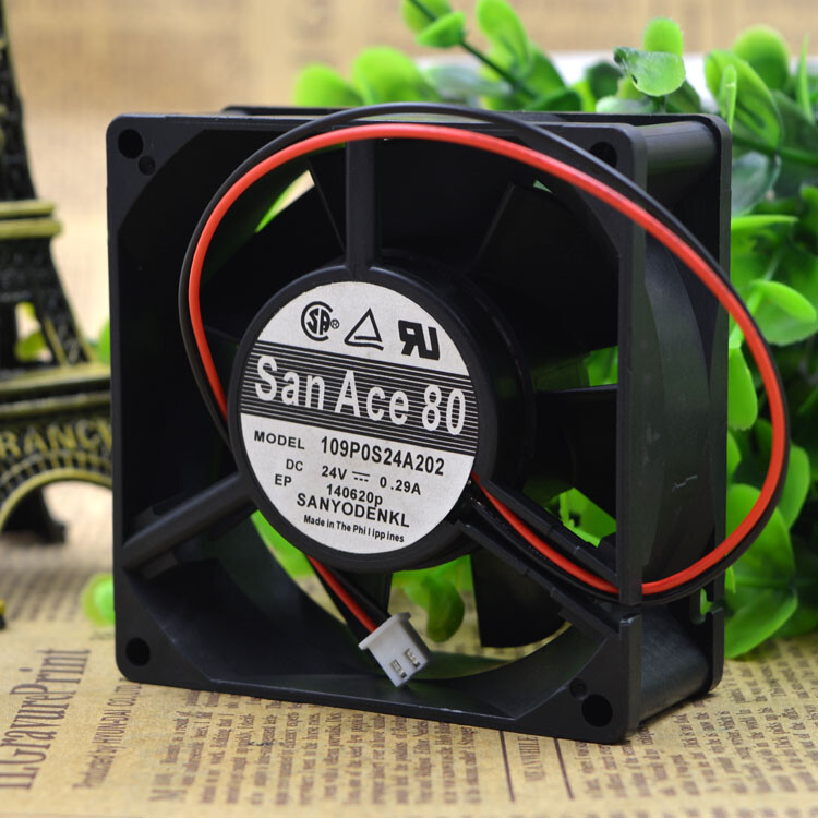 1PC For Fan Sanyo 109P0824A202 8cm 8032 24V 0.29A Z#1