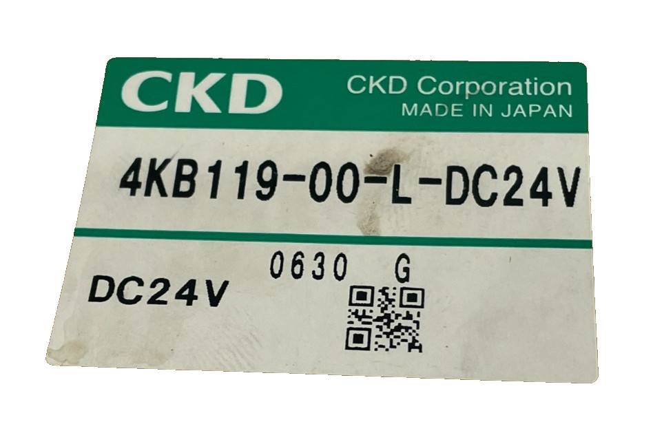 NEW CKD 4KB119-00-L-DC24V SOLENOID VALVE 4KB119-L 4KB11900LDC24V
