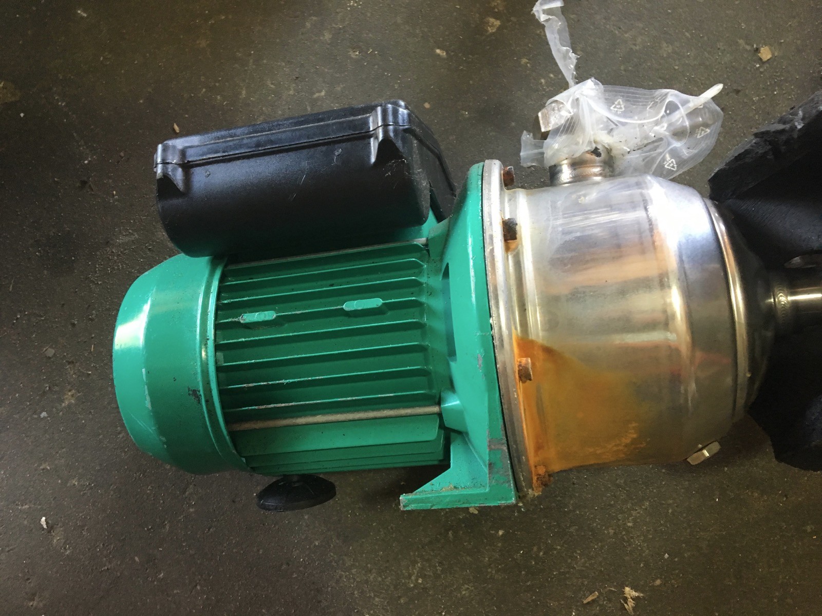 WILO COOLING WATER PUMP 220V 60 Hz MHI2027/E/220-60-2/B FOR PARTS ONLY
