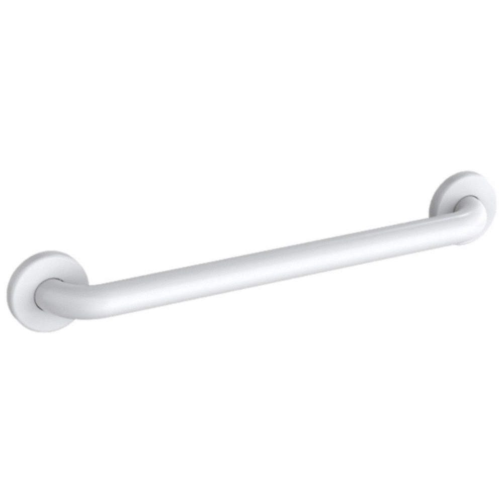 WINGITS WGB5YS24WH Grab Bar,SS,Painted,24 in L 34TF64