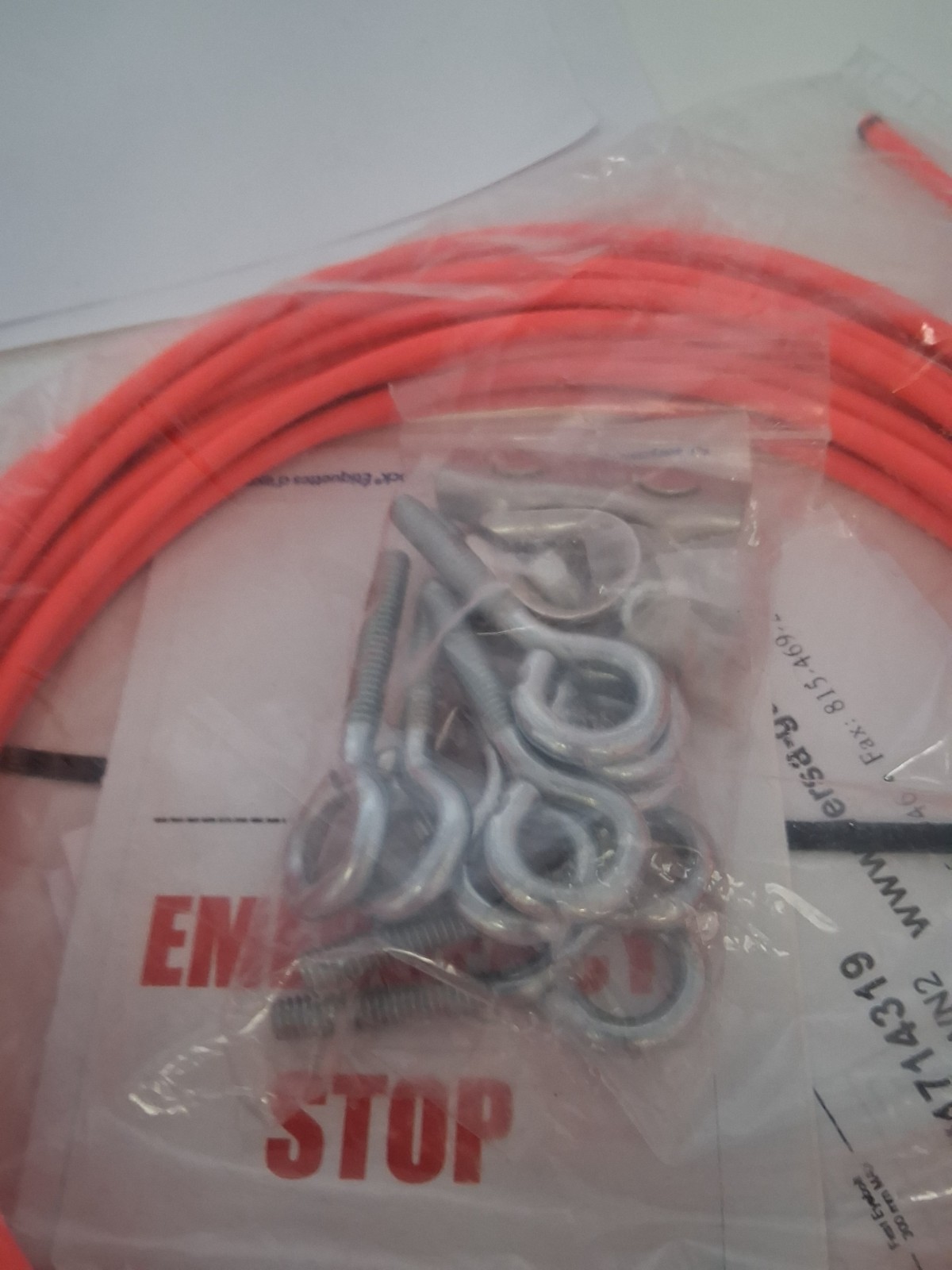 CRAIG & DERRICOTT GWN2 ROPE PULL SWITCH 214.5MM STRAIGHT 2NO/2NC W/CABLE NNB