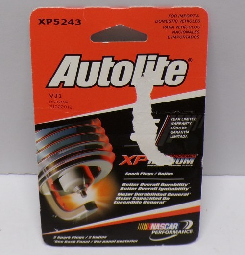 Autolite Spark Plugs XP5243DP2 VJ1 21022012 Pack of 2