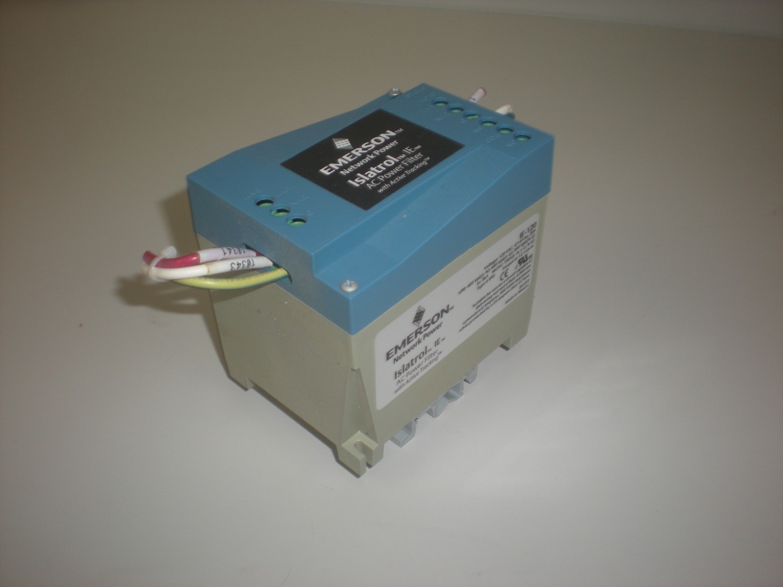 Emerson IE-120 Islatrol AC Power Filter – Removed from a working machine