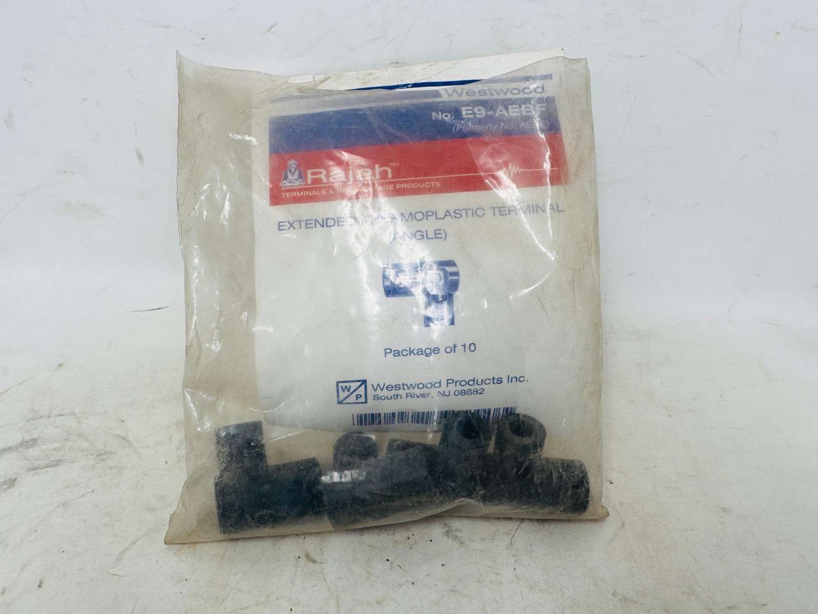 Westwood No. E9-AEBF Rajah Extended Thermoplastic Terminals Angle Pack Of 4