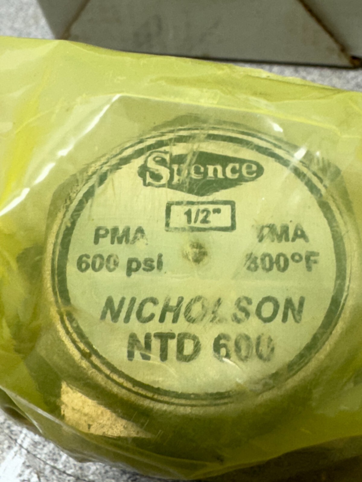 NEW IN BOX SPENCE NICHOLSON THERMODYNAMIC TRAP NTD 600-N1C9A 1/2″