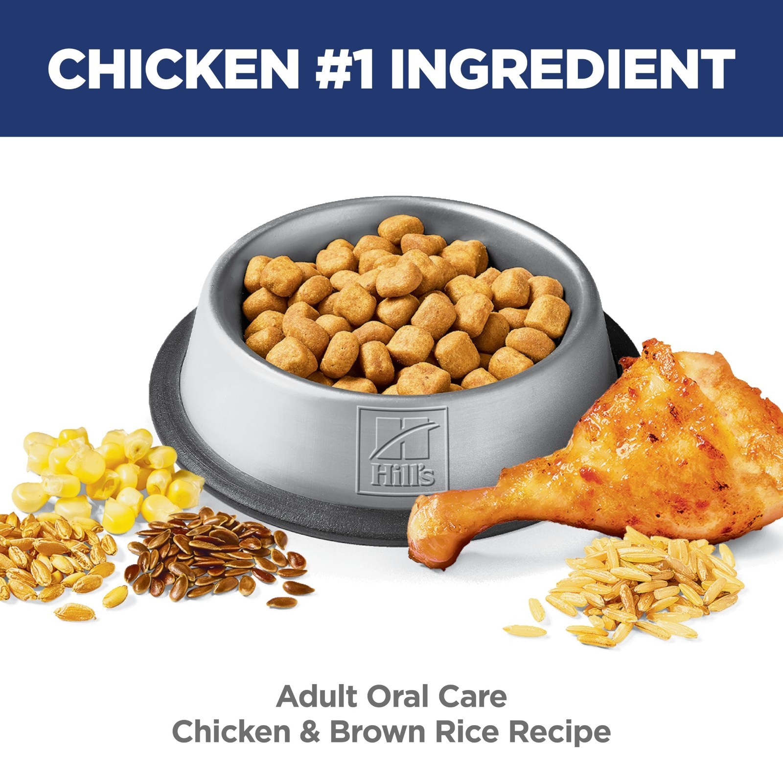 Hill’s Science Diet Adult Oral Care Chicken Recipe Dry Cat Food, 7-lb bag,2 pack